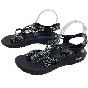 Chaco Z Cloud X2 Strappy Womens 9 Black & White Performance Sandals